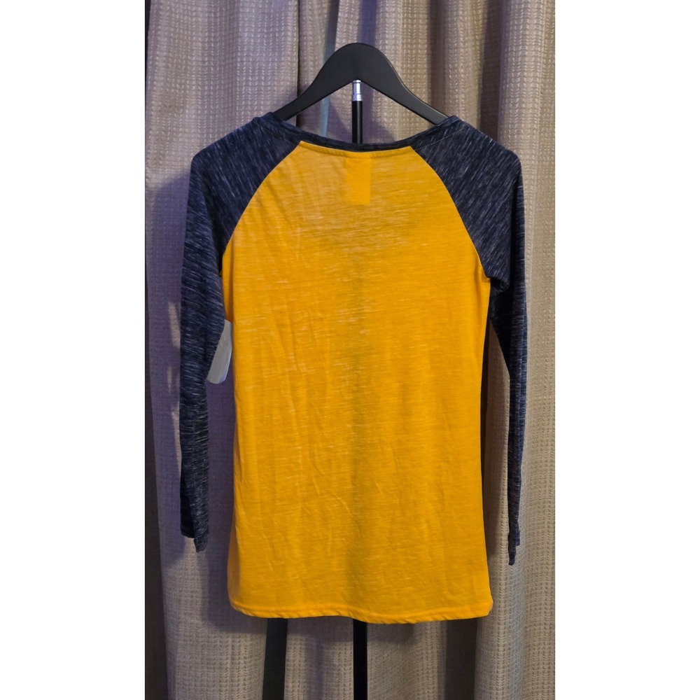 NWT Creative Apparel Long Sleeve‎ West Virginia Mountaineers T-Shirt Women's S - Picture 2 of 9